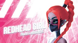 Polar  Redhead Girl Lyrics Video [upl. by Sothena]