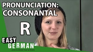 Visual Guide to German Pronunciation  Consonantal R [upl. by Christie]