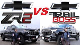 2023 Chevy Silverado ZR2 VS 2023 Chevy Silverado Trail Boss Is The ZR2 Worth The Extra Dough [upl. by Ormond]