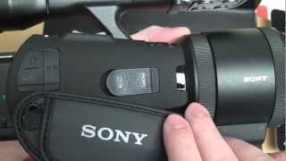 Sony NEXVG30 Unboxing [upl. by Ailhad]