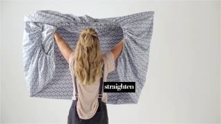 How To Fold A Fitted Sheet  Linen House [upl. by Conrade]