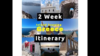 2 Weeks in Greece Travel Itinerary Athens Paros Mykonos Santorini [upl. by Akitahs]