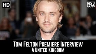 Tom Felton LFF Premiere Interview  A United Kingdom [upl. by Annohs589]