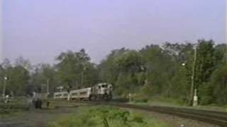 SEPTA U34CH Passenger Trains at Belmont Jct [upl. by Enrique]