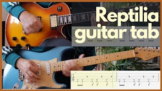 The Strokes  Reptilia guitar tab [upl. by Nyasuh]