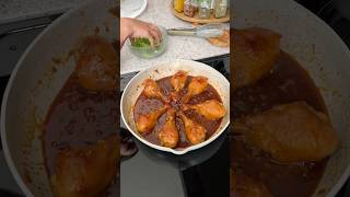 Honey Garlic Chicken Drumsticks 🤩 shorts short food chicken recipe honey garlic shortvideo [upl. by Eidnil]