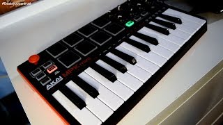 Akai MPK Mini MKII beatmaking in Reason [upl. by Nedyarb]