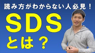 ＳＤＳとは【ＳＤＳ徹底解説！誰でもＳＤＳの見方がわかるようになる！】 [upl. by Bevon]