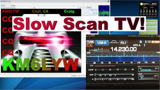 Slow Scan Television on Raspberry Pi  Linux [upl. by Datnow]