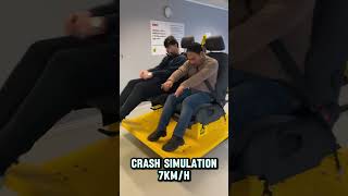 Car Crash Test 5kmh MrTraffiQ Driving school Trafikkskole For educational purposes only [upl. by Ahsinod625]