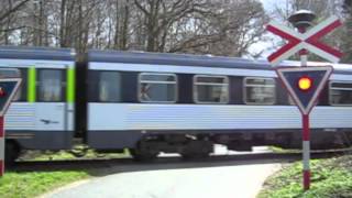 Random railroad crossing in Denmark [upl. by Giesser]