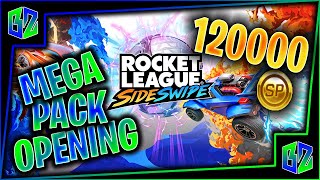 ROCKET LEAGUE SIDESWIPE  MÉGA PACK OPENING 120 000 SP [upl. by Ettezzus]