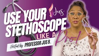 Basic Guide To Using A Stethoscope For Newbies  Nursing CNA PSW Students  Easy Tutorial [upl. by Yks]