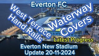 Everton FC New Stadium At Bramley Moore Dock Update 20112024 [upl. by Ruhnke]