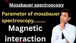 magnetic interaction in mossbauer spectroscopy parameter of mossbauer spectroscopy [upl. by Garreth]