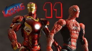 SPIDERMAN STOP MOTION Action Video Part 13 with BATMAN [upl. by Hashim]