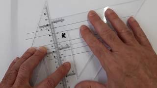 Cómo trazar rectas paralelas Tutorial fácil paso a paso Con escuadra y cartabón [upl. by Eetnod]