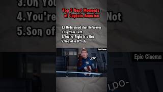 Best Moments of Captain America 😂 captainamerica marvel avengers [upl. by Anyl]