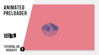 Animated Preloader  Using GIF Image CSS  JavaScript Tutorial [upl. by Nynnahs]