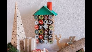 🏠 ✂ TUTO Le calendrier de lAvent Maison  Une vidéo by Tête à modeler [upl. by Nahtaoj]