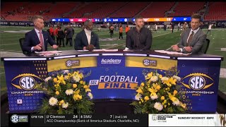 SEC Football Final  Georgia deserve 1 seed in CFP with SEC title after win over Texas 2219 [upl. by Reivazx]