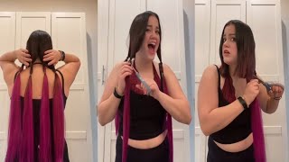 Long hair Buzzcut Pretty WOMENSASMR REACTS 00Mshaving head for cancer support [upl. by Eadahc25]