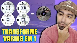 Transforme clássicos do PS1 em PKG para PS3  Troca de discos muito fácil [upl. by Yecnahc]