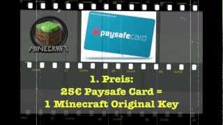 1000 Abonnenten Special  Giveaway 25€ 15€ 10€ Minecraft KEY Gewinnspiel BEENDET [upl. by Burman]