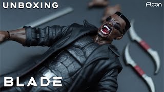 ASMR Marvel Legend BLADE UNBOXING [upl. by Arimlede]