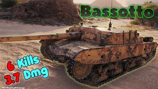 Semovente M43 Bassotto  6 Frags 37K Damage Master by player ArcadesDrakkon [upl. by Jard]