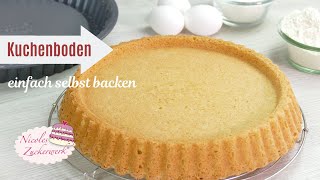 Saftiger Obstboden  klassischer Kuchenboden I Rezept von meiner Omi [upl. by Barker]