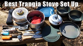 My custom Trangia Stove  Cook Set Up [upl. by Assitruc]