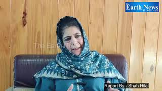 Mehbooba Mufti Accuses BJP of Backing Er Rashid’s AIP and Condemns Shopian Attack on PDP Workers [upl. by Blakely]