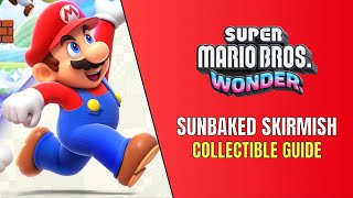 Super Mario Bros Wonder Sunbaked Skirmish All Collectible Locations 100 Guide [upl. by Dusty]