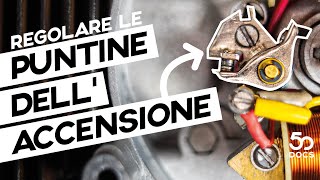 Regolare le PUNTINE ACCENSIONE  Piaggio Ciao Bravo Si Tutorial [upl. by Cyler]