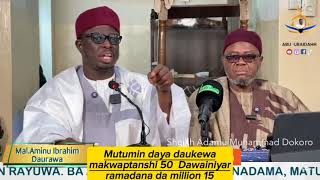 Yadda ake tamakawa talakawa  Sheikh Aminu Ibrahim Daurawa [upl. by Tnahs325]