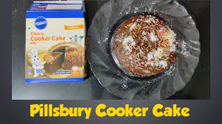 Pillsbury Choco Cooker cake  Unboxing and review of Pillsbury Cooker cake  Easy to make cake [upl. by Anat]