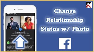 How To Change Relationship Status With Picture Or Video Facebook  Update Or Set Status [upl. by Quent]