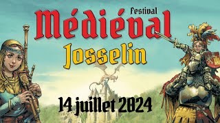 Festival médiéval de Josselin 2024 [upl. by Eelannej772]