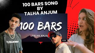 Talha Anjum  100 Bars  Reaction on Talha Anjum Diss Track TalhaAnjum [upl. by Adnuhsat]