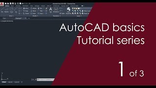 AutoCAD Basic Tutorial for Beginners  Part 1 of 3 [upl. by Alokin944]