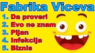 Fabrika Viceva  SUPER MIX 6  Smeh do suza  Najbolji vicevi  Smešni vicevi  Zabava  Smesno [upl. by Eniamaj]