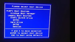 HP Desktop Pc How to boot from a USB Flash Drive [upl. by Highams984]