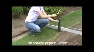 ECOoh Ecolat et Ecopic utilisation pour bordures pour étang et jardin [upl. by Gleason834]