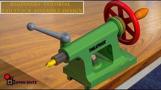 HOW TO ASSEMBLE THE TAILSTOCK FOR BEGINNER TUTORIAL [upl. by Oicnevuj]