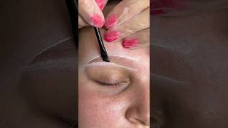 Eyebrow tinting eyebrows eyebrow shorts tutorial [upl. by Gnah]