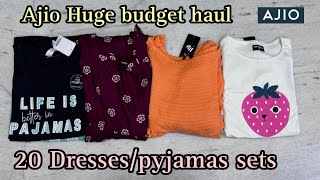 Ajio budget haulAjio 20 Dresses night wear haulfrom 420₹ 👌🏻qualitydont miss ajiotrends [upl. by Anissa116]