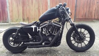 HARLEY DAVIDSON SPORTSTER 883 IRON 2011 BEFORE amp AFTER MODIFICATIONS [upl. by Janela513]