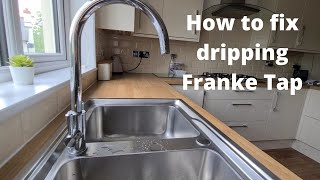 How to fix dripping Franke kitchen mixer tap with current parts  full tutorial [upl. by Jess]