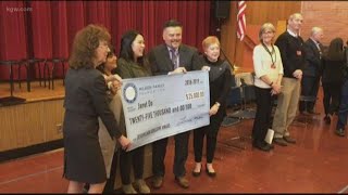 Portland teacher receives 25000 reward [upl. by Paver]